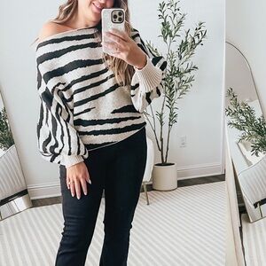 Off the shoulder sweater